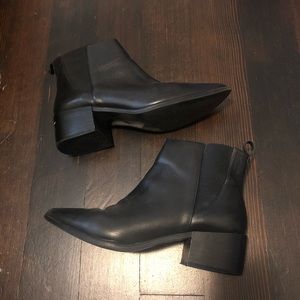 Zara black ankle boots